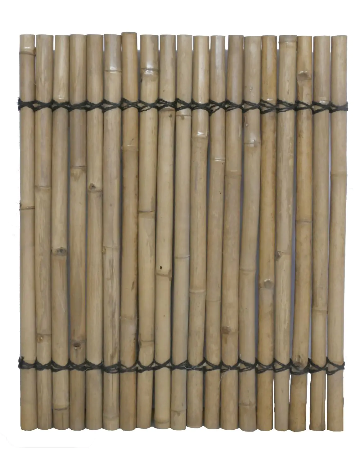  Product image 1 of the product “Bamboo element Pallet cover, rigid, yellow-brown (Apus), with decorative rope. Diameter 3-5cm 100 x 120 cm Height. ”